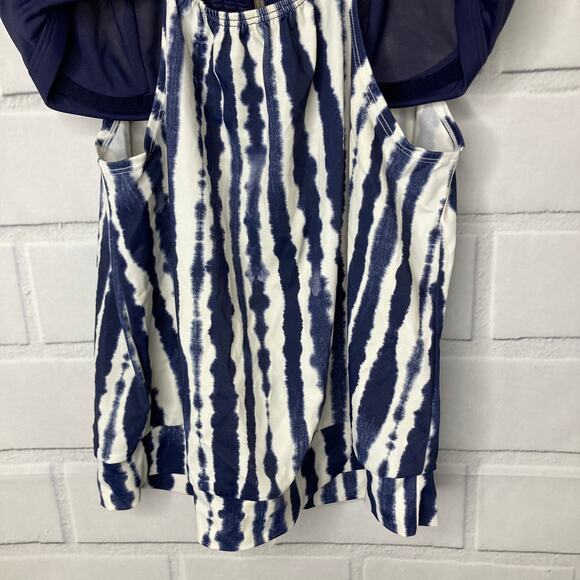 Athleta Wave Break Blousy Tankini Bathing Suit Top Size 34D/DD - Picture 13 of 14